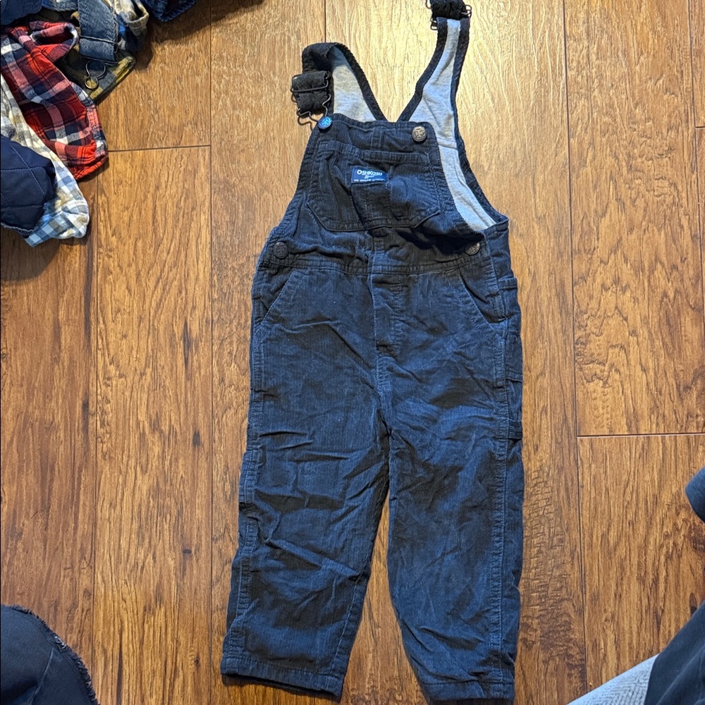 Kids Gray corduroy Oshkosh  Overalls